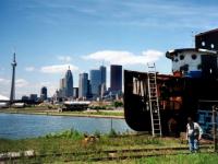 Naufrage devant la ville
