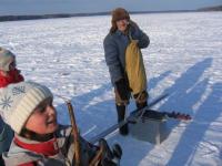 Partie de pêche sur la Volga