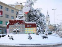 En fête et sous la neige