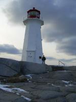 Moi a Peggy's cove