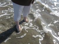 Pied dans le Pacifique