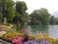 Bord du Lac fleuri