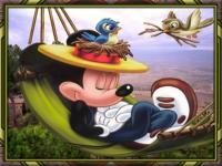 Chut ! Mickey dort