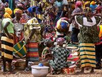 Un marché très coloré