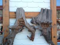 sculptures sur racines