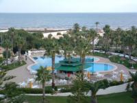 Tunisie:Vue sur la piscine