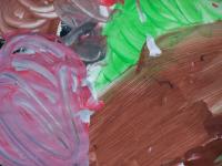 Peinture Elsa 3 ans
