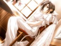 Anime in wedding dress