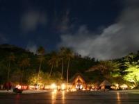 Le soir,sur la plage