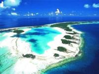 Le lagon bleu à Rangiroa