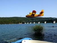Pélican Canadair à St Cassien