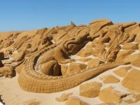 Sculture sur salble touquet