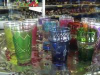Maroc : verres à thé vert !!!