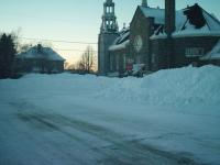 Après une tempête de neige