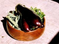 Aubergine et fines herbes