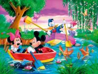 Donald en barque
