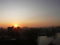 Lever de soleil, Amiens