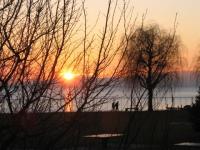 Coucher de soleil à Lausanne