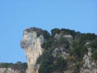 Falaise tête de singe