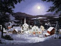 Village enneigé