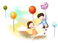 Enfants joyeux