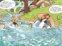 Asterix et Obélix dans l'eau