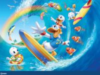 Donald sur la vague