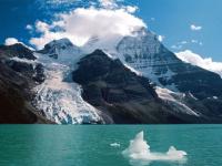 Glacier tombant dans le fjord