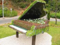Piano fleuri