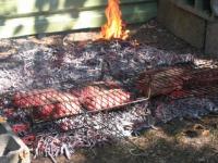 Rotis de boeuf aux sarments