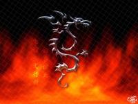 Dragon en feu