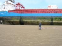 Le bateau sur la plage