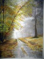 Sous bois (pastel)