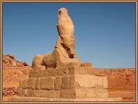 Egypte : Sphinx corps de lion