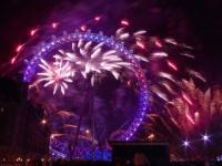 La grande roue illuminée