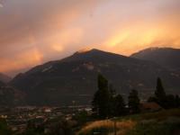 Sierre après l'orage