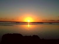 Coucher de soleil à Maupiti