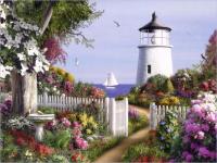 Moulin et bateau