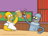 Homer et bender