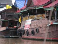 Bateau-restaurant à Ayutthaya