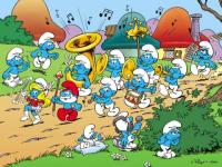 Schtroumpfs en fanfare