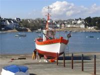 Bateau sur cale à Bénodet