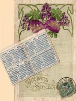 Carte postale calendrier