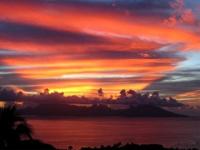 Crépuscule sur Moorea