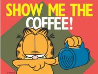 Garfield needs coffee