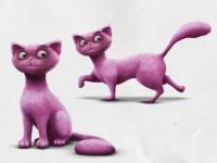 Des chats roses !!