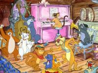 La fete chez les aristochats