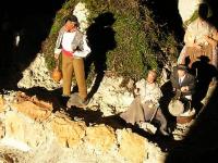 Santons dans la lumière